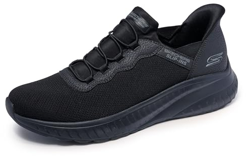Skechers Bobs Squad Chaos Daily Hype herr Slip-On, Svart, 41.5 EU
