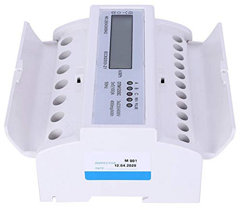 3 Phase Electric Meter Energy Meter,KWh Meter DIN Rail Digital Electricity Meter 3 Phase Power Meter Voltage Testers