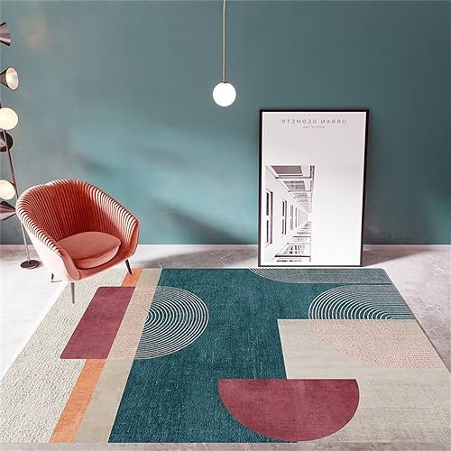 RUGMRZ Teppich Auslegeware Einfach und stilvoll Balkon Dekoration Rutschfester Teppich Natur teppich80X140cm