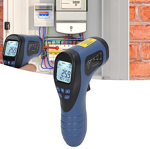 Infrarot-Thermometer, Hochtemperatur-Pyrometer -50 ℃ ~ 750 ℃, Berührungslose Professionelle Digitale IR-Laser-Temperaturpistole Für Die HVAC-Gieß-, Metallurgie- Und Schmiedeindustrie