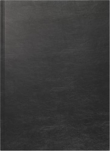 BRUNNEN Buchkalender Modell 787 (2025), 1 Seite = 1 Tag, A4, 416 Seiten, SOFT-Einband, schwarz