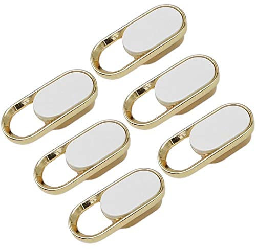 Vintage-Keramik-Schubladenknöpfe, Schrank-Garderoben-Schleifengriffe, 6 Stück, Schrankgriffe, Schrankgriffe, Schubladengriffe, Schubladenschrank-Türknäufe, Möbelgriffe for Kinder/Kinderzimmer(Gold,Hol