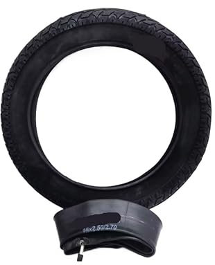 XIBANY Motor-Roller 16x2,5 CST Innenschlauch und Außenreifen für INMO/Tion V10/V10F Einrad Selbstausgleichsroller 16 Zoll Schubkarre Reifen Ersatzteile Motor-Roller(Tube Outer Tire)