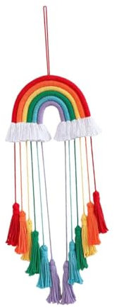 MUSISALY Regenbogen Wanddeko Hängeornament Einzigartiger Anhänger Innen Dekoration Für Zuhause Balkon Schlafzimmer Filigranes Design