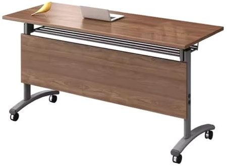 Konferenztisch Klappbarer Konferenztisch Besprechungstisch, Moderner Seminar- und Schulungstisch für Konferenzräume mit leisen Rädern, für Büro und Zuhause, 12 Größen (55 x 20 x 30 Zoll)