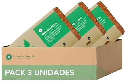PLANETA HUERTO | Sustrato Fibra de Coco 70 Litros | Sustrato Ligero y Drenante | Perfecto para Hidroponía y Macetas