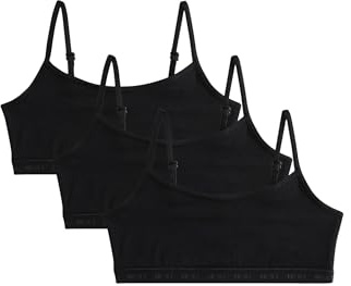 NEXT Mädchen 3er-Pack verkürzte Trägertops