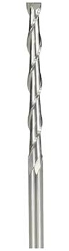 V Nut Spirale verjüngt Fräser, 6mm Schaft 2 Nuten Hartmetall-Schaftfräser for Holz Kunststoff Aluminium CNC Größe 6x(12-72) x(45-100) mm(6x42x70)