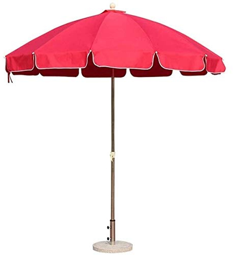 LSLYTQ Outdoor Garden Parasols Outdoor Patio Umbrella with Fringe, Garden Parasol for Balcony, Patio, Fishing, Backyard,Stainless Steel Rod Waterproof UV Protection good