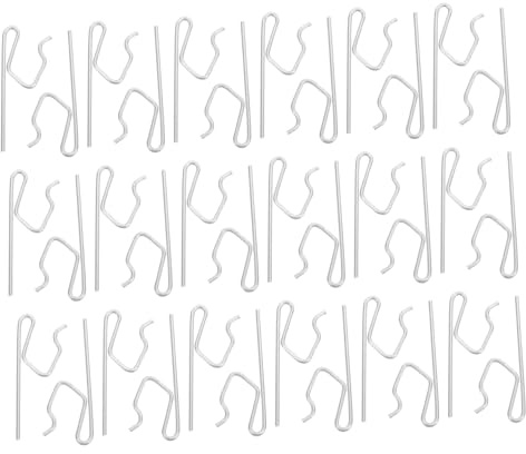 CONGARTENO 50 Pezzi Ganci per Binari Tende in Ganci per Tende da Soffitto per Binari Flessibili Facili da Installare per e Doccia Supporto Robusto e Stabile