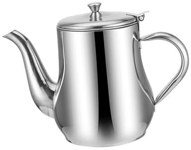 Sewroro Contenitore per Olio in Acciaio Resistente 70 Oz con Filtro Incorporato Barattolo per Grasso da Cucina con Impugnatura Antiscottatura Contenitore per Filtrazione e Conservazione