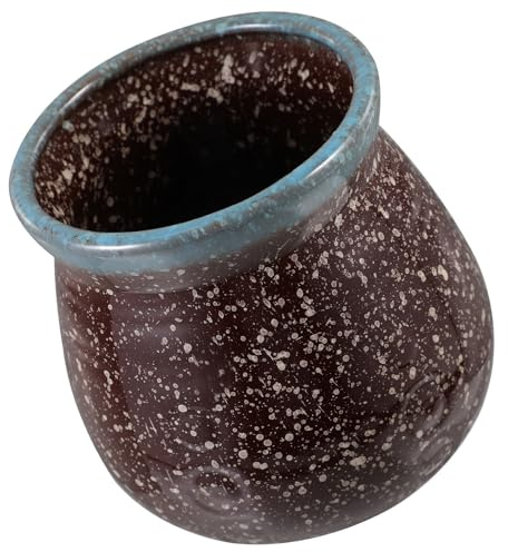 Veemoon Porta Bacchette in Ceramica Secchio Porta-utensili da Cucina Piccolo e Compatto Contenitore per Posate e Bacchette Organizzatore per Accessori Cucina