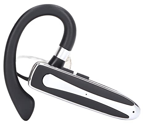 Ycauty Pricise Auriculares Inalámbricos Bluetooth de un Oído con Cancelación de Ruido, Manos Libres, Giratorios para Trabajo Deportivo, Espera Prolongada, Micrófono Dual, Bluetooth 5.1, para Conducir