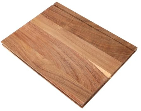 Toyvian Planche à Découper Décorative en Bois D'acacia Marron Forme Livre, Multifonction pour Fromage et Pâtisseries, Nettoyage Facile, pour Comptoir Cuisine