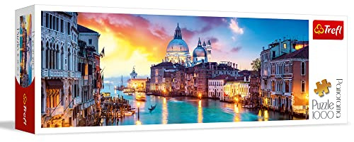 Trefl, Puzzle, Canal Grande, Venecia, de 1000 Piezas, Panorama, Adultos y niños a Partir de 12 años