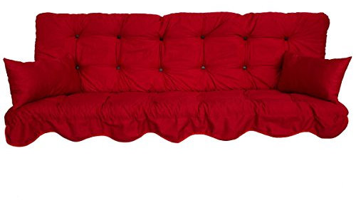 Adlatus-Kühnemuth Polsterauflage Hollywoodschaukel 150x50 Modell 590 Farbe rot