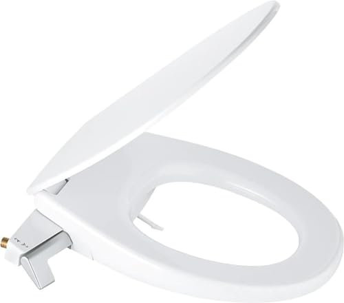 GROHE Bau Keramik - Dusch- WC Aufsatz (manuell bedienbar, 2 separate Duscharme, Absenkautomatik), alpinweiß, 39648SH0