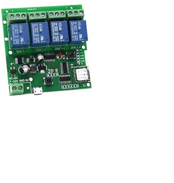 MHCOZY Interruptor de relé WiFi RF, funciona como pulsador e interruptores inalámbricos, Alexa activa la cortina de la puerta de su garaje