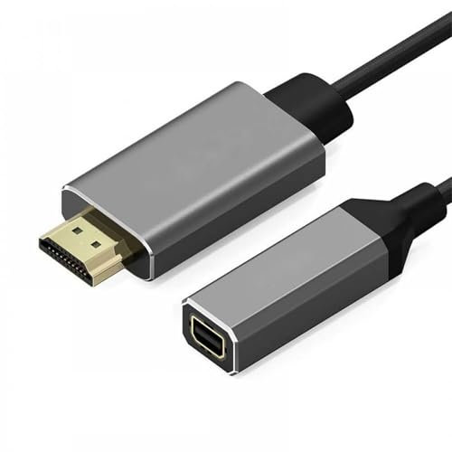 Elecbee Cavo adattatore convertitore da HDMI Mini per DisplayPort, 4 K x 2 K, HDMI maschio a per DP mini femmina, cavo video