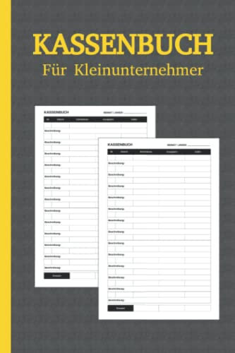 Kassenbuch Für Kleinunternehmer A5: Einnahmen und Ausgaben buch | 120 Seiten