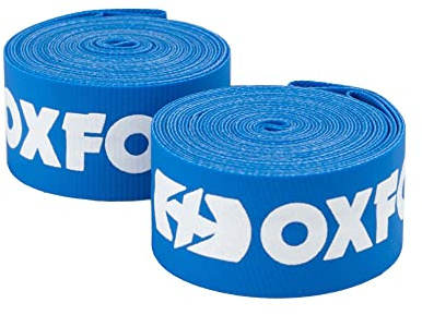 Oxford Products Nylon Bicycle Wheel Rim Tape. Suitable for high pressure. 700c / 29er x 16mm wide,Blue