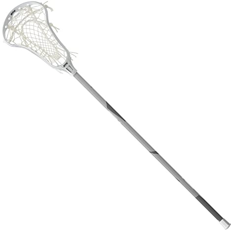 STX Lacrosse Damen Crux 400 Complete Stick mit Crux Mesh 2 Taschen, weiß