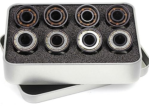 AutoSwan 16-Teiliges 11-Teiliges Rollschuh-Kugellager für Hochgeschwindigkeits-Skaten, Rollschuhe, Skateboard, Driftwelle, Skate-Zubehör