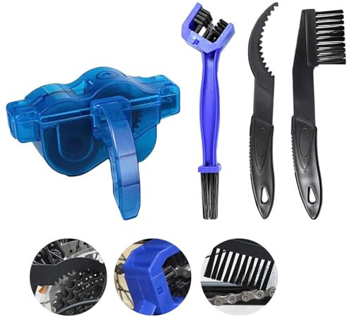 Fahrrad Kettenreinigungsgerät,Kettenreinigungsgerät,Reinigung Scrubber Pinsel-Werkzeug,Fahrrad Kettenreinigungsgerät Kit,Fahrrad Kettenreinigung für Fahrräder, Mountainbikes, Motorräder etc