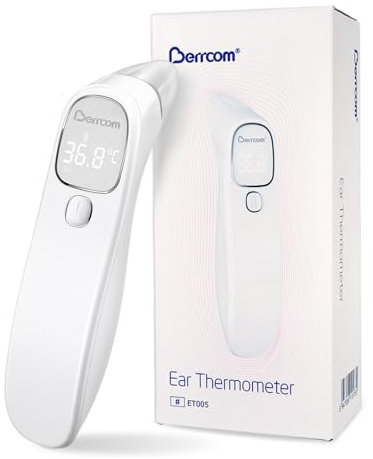 Berrcom Forehead and Ear Digital Thermometer Medical Baby Thermometer Non Contact Infrared Thermometer for Adults and Kids