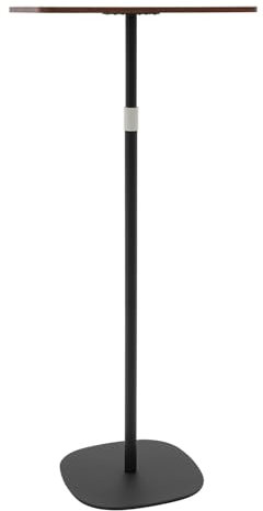 ieLsngai Escritorio de Pie Ajustable 46 – 120 cm, Estación de Trabajo de Pie para Trabajo de Estudio, Mesa Auxiliar Móvil, Mesa Portátil para Ordenador, para Oficina/Cama/sofá