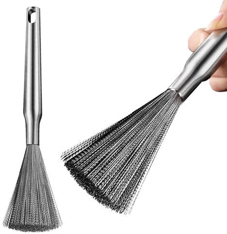 Brosse à Casserole en Acier Inoxydable 304 - Brosse à Vaisselle pour le Nettoyage des Assiettes, Poêles, Éviers et Ustensiles de Cuisine