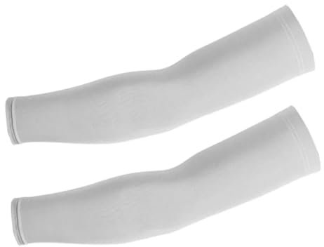 USOHJZ Manicotto di Protezione Solare 3 Paia di Manicotti for Ciclismo, Estivi, for Bici, for Corsa, Basket, pallavolo, Protezione, Manicotti(Grey,M)