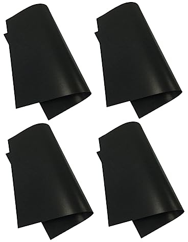 BESPORTBLE 4 Pièces Tapis de Cuisson PTFE Non Adhésif pour Grill et Four Ensemble pour Barbecue Viandes et Légumes Chaleur et Réutilisable
