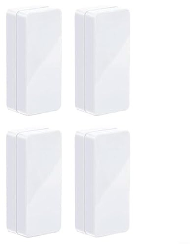 GANCEI 4 paia di magneti per tende antivento per tende, tovaglie e bandiere, di piccole dimensioni, 5 x 2,5 x 1,25 cm, facile installazione (bianco)