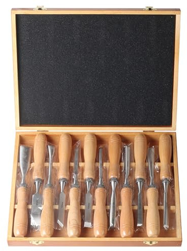 NEWFUN Gubias para tallar madera – 12 pcs set pro madera