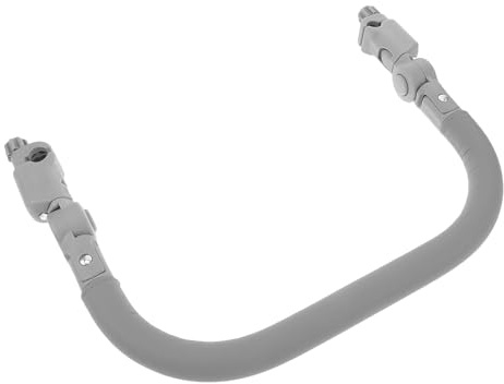 Barre de Sécurité Adaptable pour Poussette, Poignée Extensible Bébé | PU Cuir, Angle Réglable et Montage Simple, Appui Avant pour Sorties et Promenades, Usage Parents