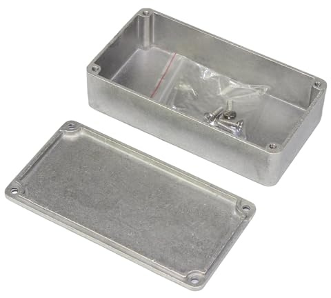 Effektpedal Aluminium Stomps Box Gehäuse Gitarreninstrumentenkoffer Aufbewahrungshalter E Gitarre Gehäuse Ersatz Effektpedal Aluminium Stomps Box Gehäuse