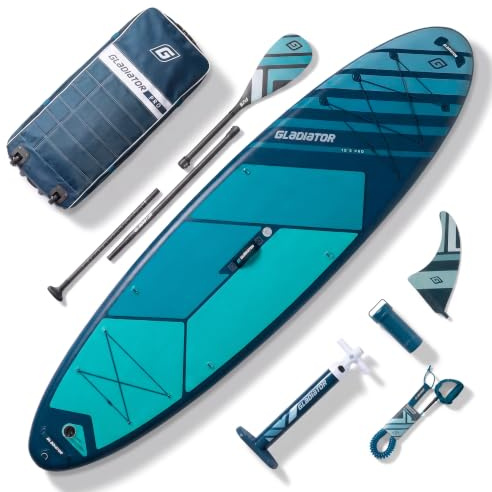 PRO Tavola SUP gonfiabile High-End 329-384 cm | 26 PSI | Inflatable Stand Up Paddle Board fino a 190-270 kg | MSL Fusion, Double Layer Woven | Ultra stabile, Race e Touring
