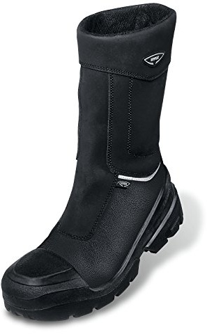 Uvex Quatro Pro Arbeitsschuhe - Winter-Sicherheitsstiefel S3 CI SRC - Schwarz, Größe:42