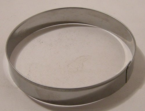Cookie cutter round 12cm s/s 1.5cm deep guaranteed quality