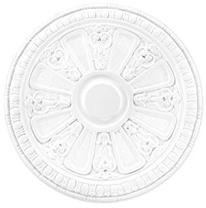 1 roseta Decoración Techo Techo estuco Poliuretano antigolpes Ø46 cm, R104