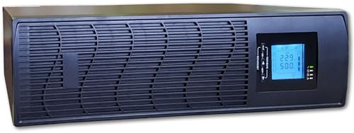 Techly Professional 101867 Gruppo di continuità 2000VA 1600W Line Interactive Onda Sinusoidale Tower/Rack Nero