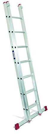 Lyte 4 M Double DIY EN131 Non Professional 2 Section Extension Ladder with Spreader bar