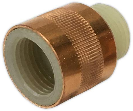 DOJA Barcelona | Manguito Electrolítico Termo | Pack 2 | Macho - Hembra | 1/2 | Antielectrolisis Roscado para Latiguillo | Valvula Electrolisis Agua Fontaneria | Evita Corrosión