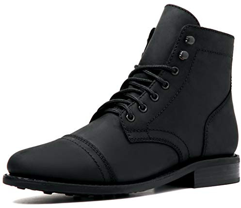 Men's Captain Lace-Up Boot, Black Matte, 11