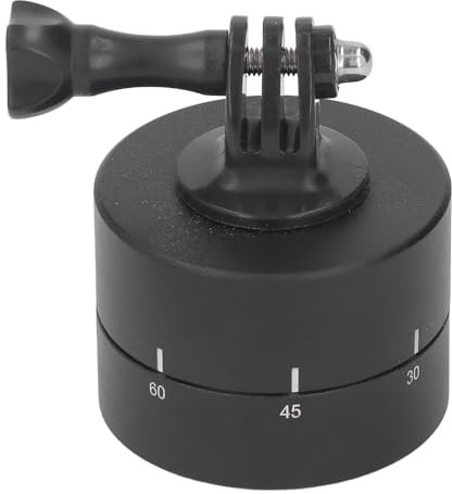 Stabilisateur Time-Lapse de la Caméra, Synchronisation de 120 Minutes, Rotation à 360 Degrés, Caméra en Alliage d'aluminium, Base Panoramique, Prise de Vue Time-Lapse pour