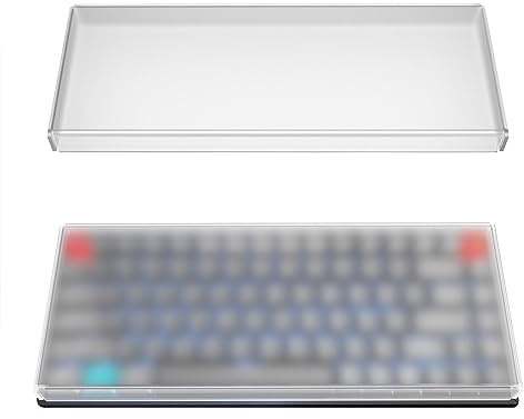 Geekria Tastatur-Staubschutz für 75%-Kompakt-Tastatur mit 84 Tasten, kompatibel mit Logitech MX Mechanical Mini, POP Keys, Keychron K2 (Frosted Acryl)