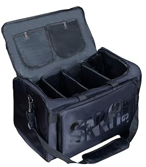Shoe Bags for Travel Sneaker Travel Bag Shoes Duffel Bags Waterproof Gym Sports Luggage Sneakerhead Bag for Men with 3 Adjustable Dividers fit 4 Pairs Heavy Duty Travel Accessories(black)