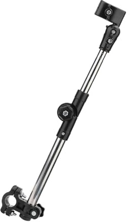 Umbrella Holder for, Electric Vehicles, Carts and Wheelchairs -, Easy to Install, Release Your Hands at Rainy or Sunny Days - ABS + Stainless Steel Material