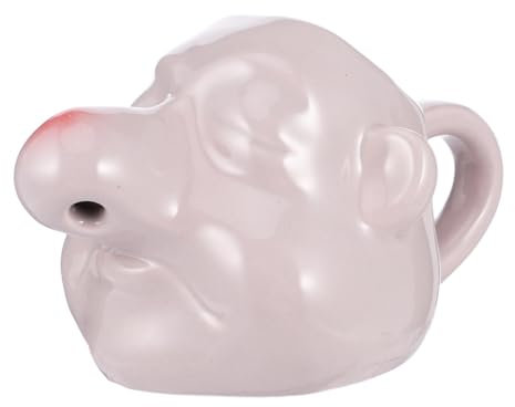 MAGICLULU Ceramic Egg Separator and Yolk Extractor Bogeyman Shape Kitchen Cooking Gadget for Precise Egg White Sifting and Baking Accessories